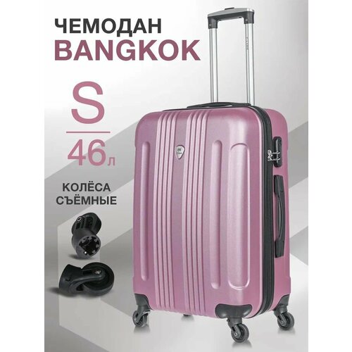 фото Чемодан l'case bangkok, 66 л, размер m, розовое золото