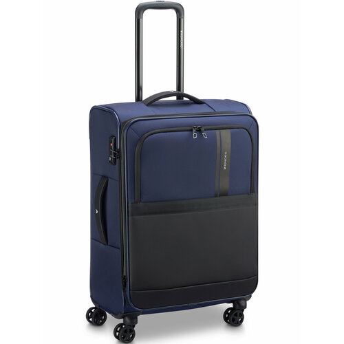 Чемодан RONCATO, 63 л, размер M, синий