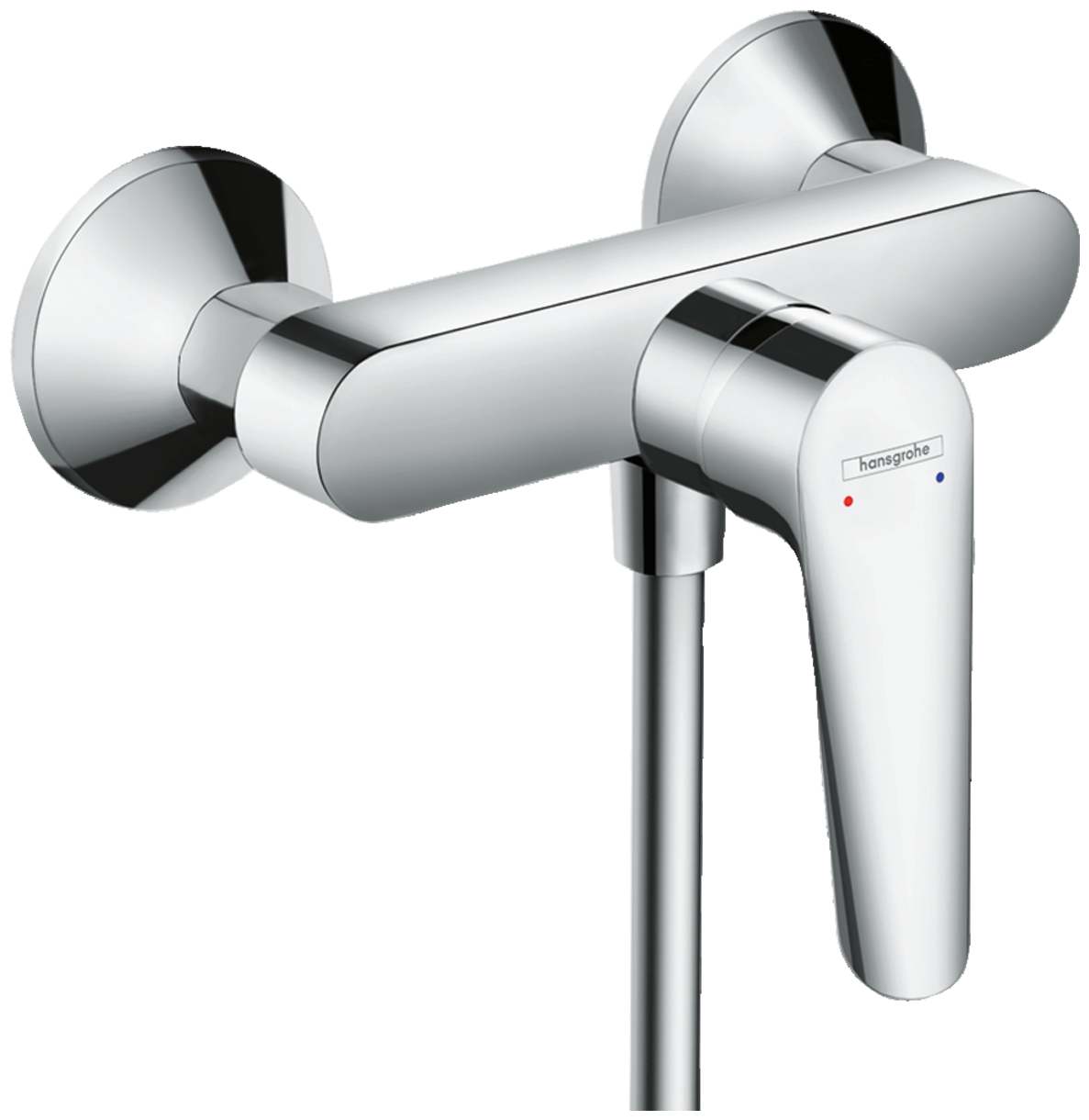 Hg logis e смеситель для душа настенный цвет: хром 71602000 Hansgrohe