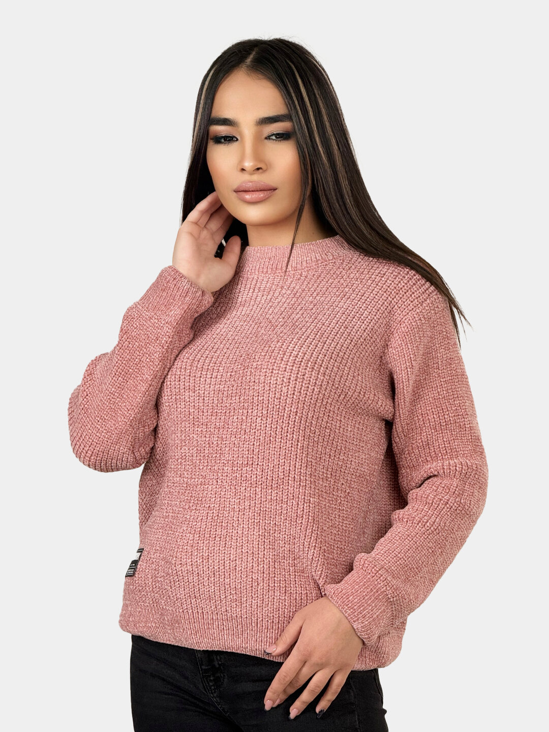 Джемпер , размер One Size, Коралловый меланж — фото 1