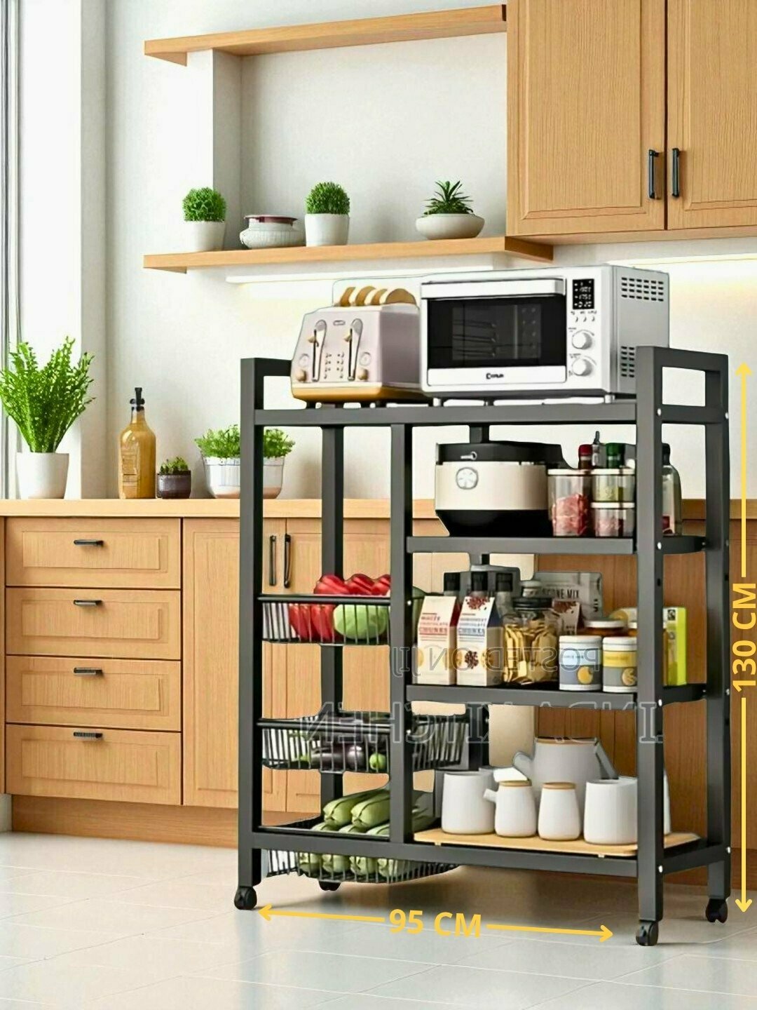 Металлический напольный шкаф, домашняя мебель, кухонная стойка с дверцей шкафа