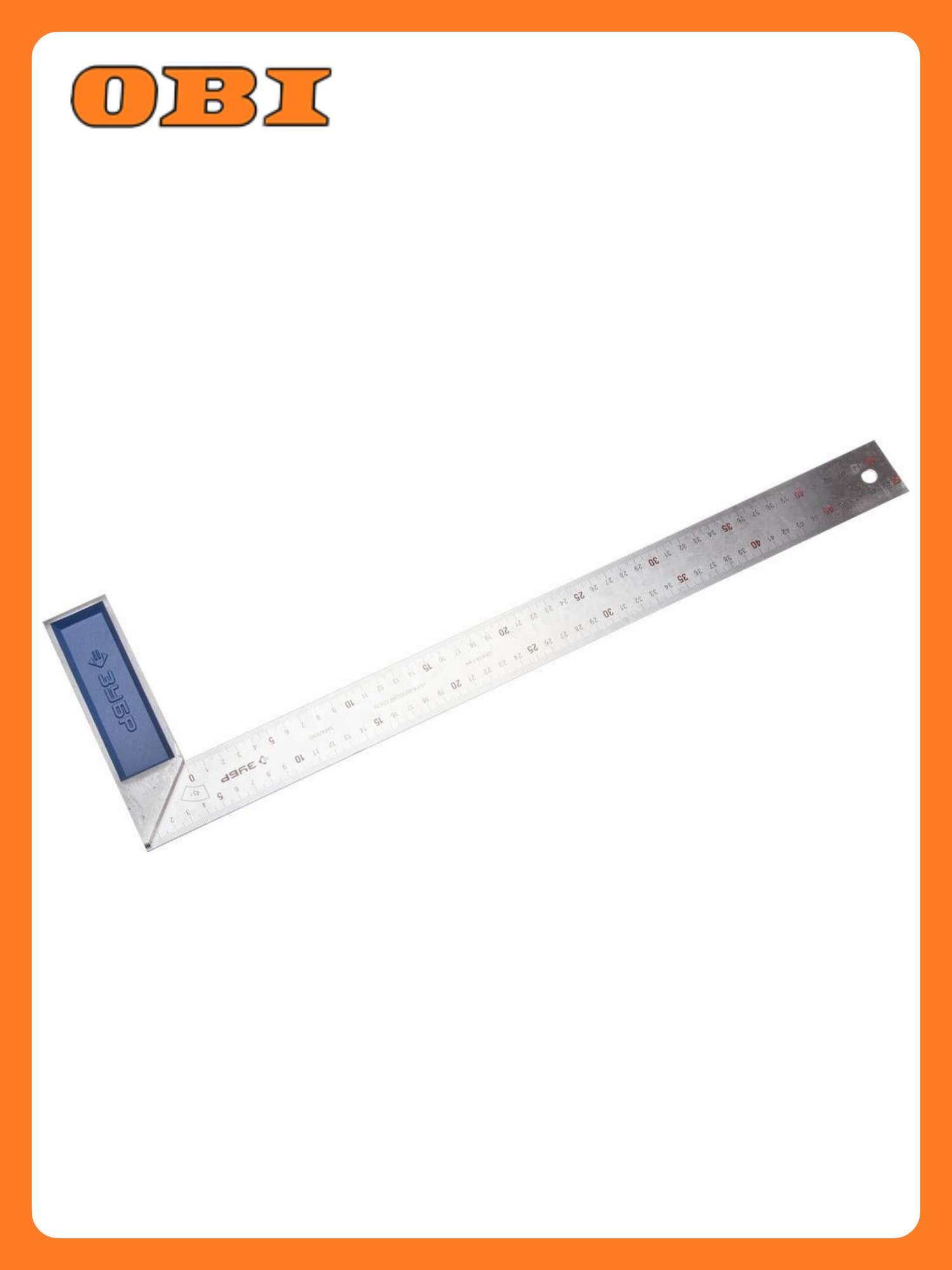 Угольник столярный ЗУБР нержавеющая сталь 500 мм