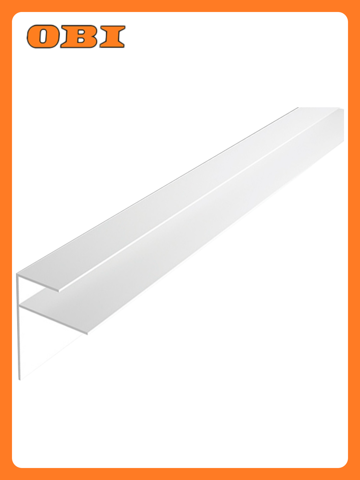 Профиль F-образный широкий 45мм для ПВХ панелей 10мм Stella (50)