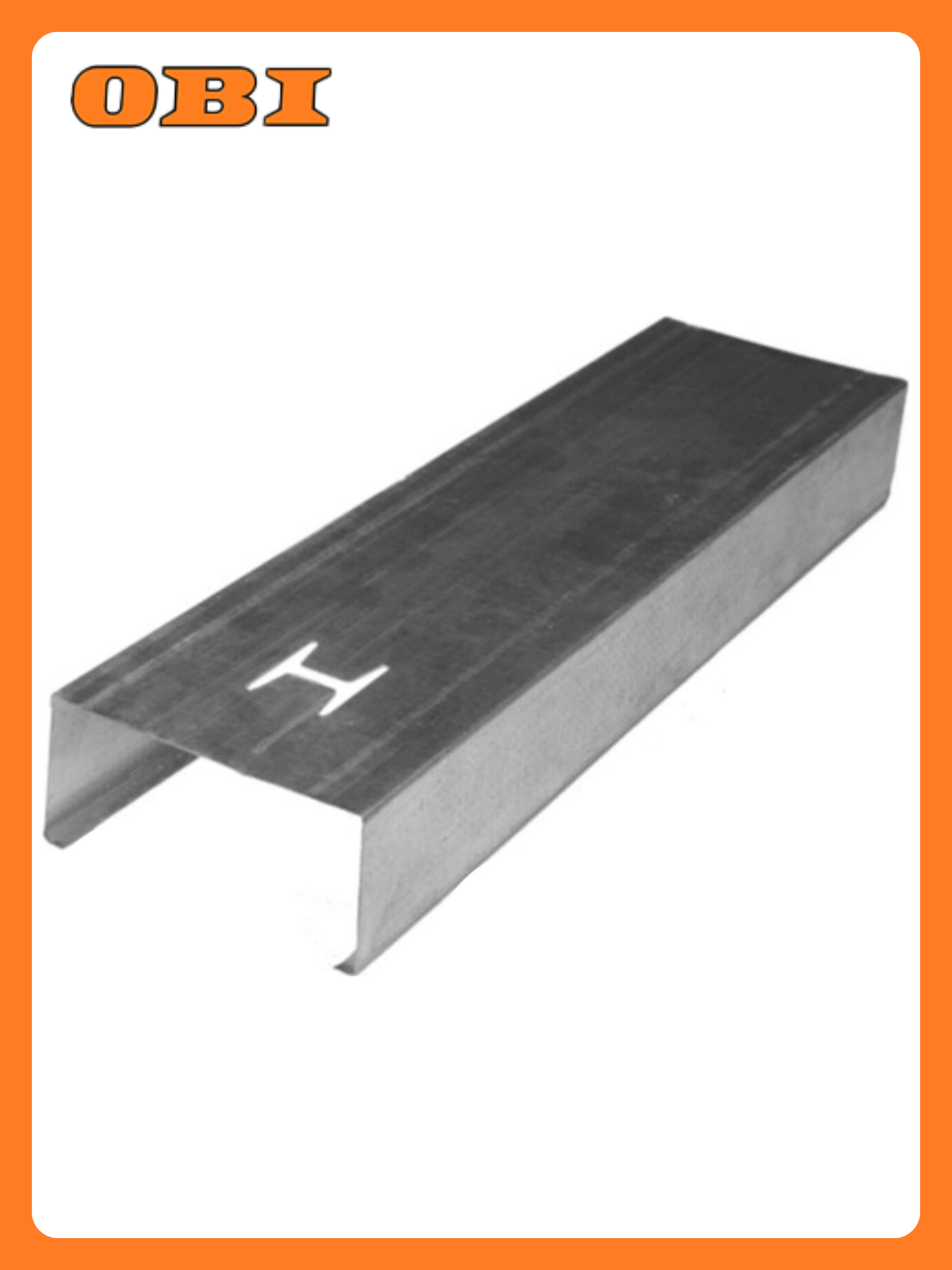 Профиль стоечный Таврос оцинкованный серебристый 3000x100мм