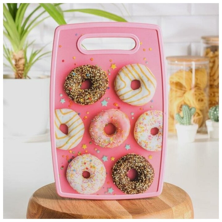 фото Доска разделочная прямоугольная 30х20 см Сладости