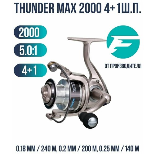 Катушка спиннинговая Flagman Thunder Max 2000