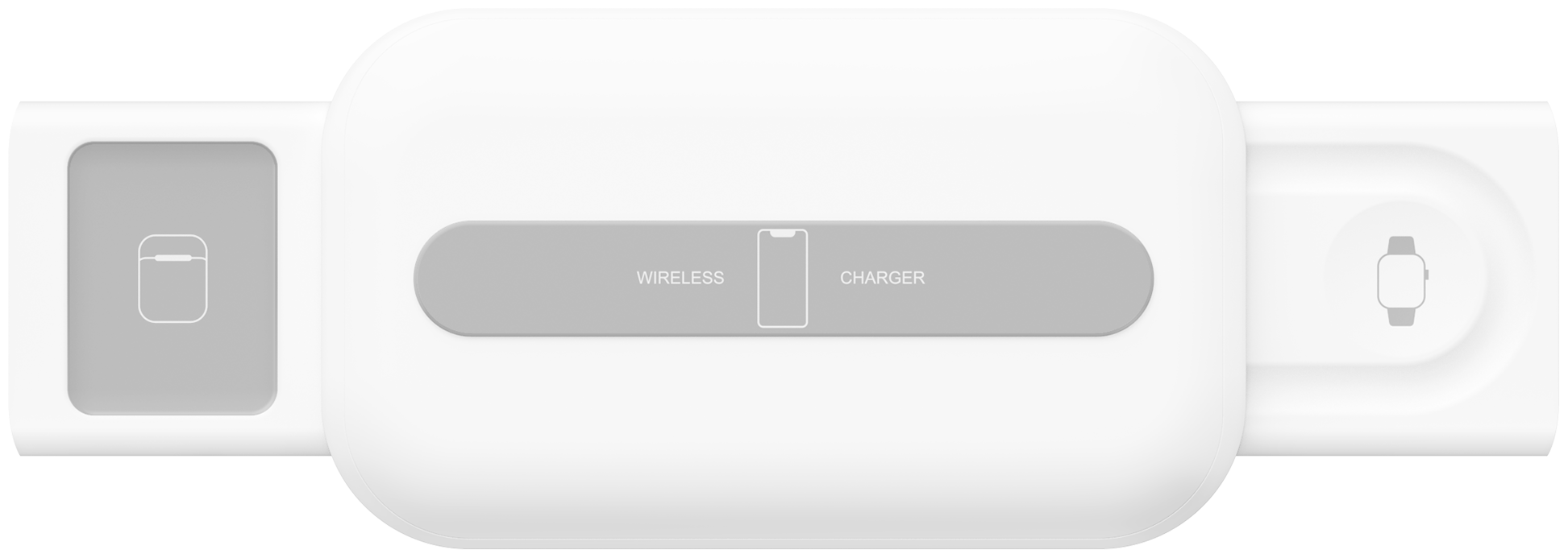 Беспроводное зарядное устройство Lyambda, USB type-C, 1.5A, белый Noname - фото №12