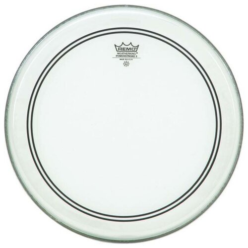 Remo P3-0313-bp Batter, Powerstroke 3, Clear, 13 пластик ludwig lw1218p3swv powerstroke 3