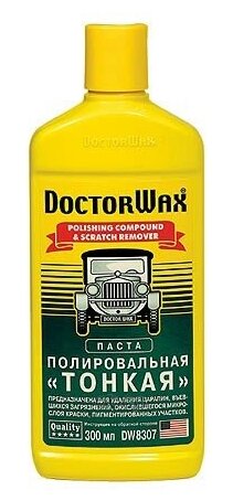 Тонкая Полировальная Паста, New (300ml) Doctor Wax арт. DW8307