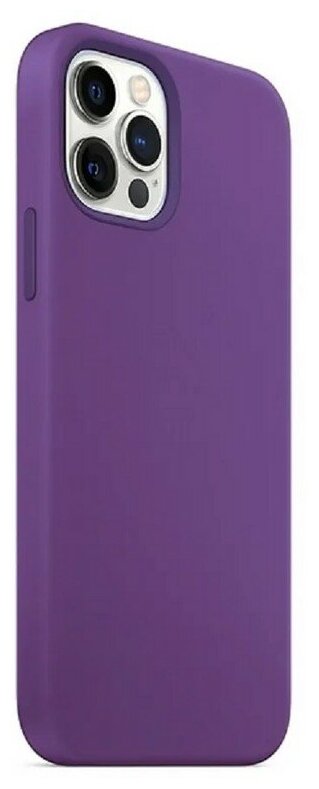 Чехол силиконовый MItrifON для iPhone 13 Pro Max (6.7") Dark Lilac Темно-сиреневый №61