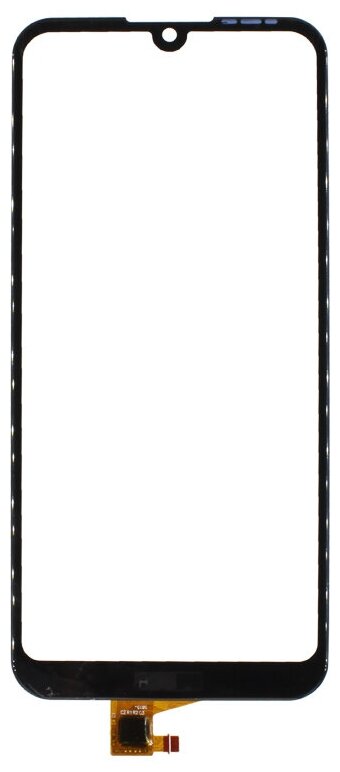 Сенсорное стекло (тачскрин) для Huawei Y6 (2019) (черный)