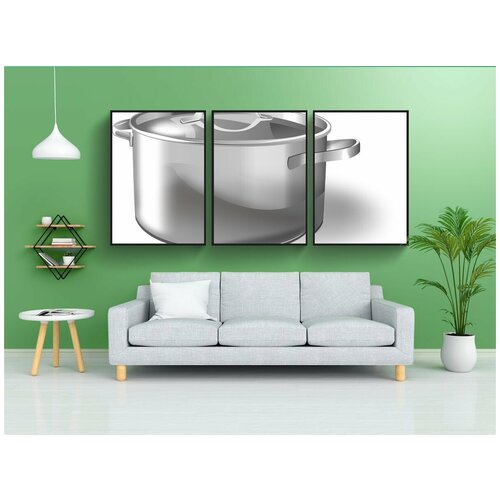 фото Набор модулных постеров для интерьера "котелок, кастрюлю, горшок" 60x90 см. в тубусе, без рамки lotsprints