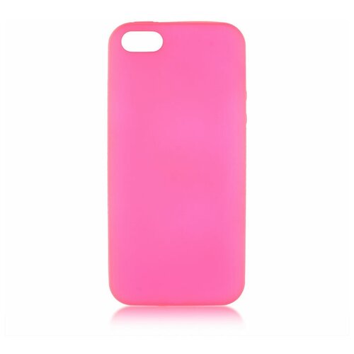 фото Чехол для iphone 5\5s\se brosco colourful, накладка, розовый