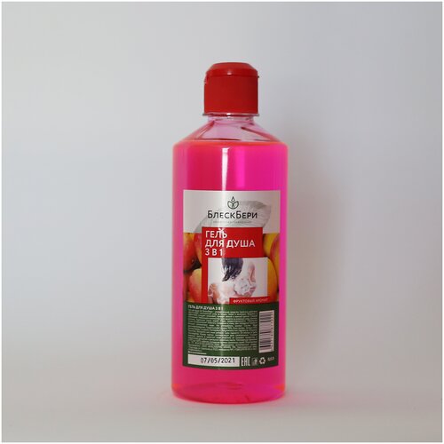 Гель для душа 3в1 БлескБери цветочный аромат 0.5л