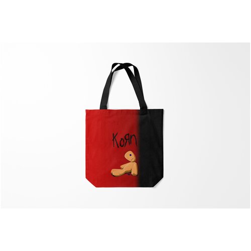 фото Сумка-шоппер / 40х40 см / рок / koяn korn burnettie