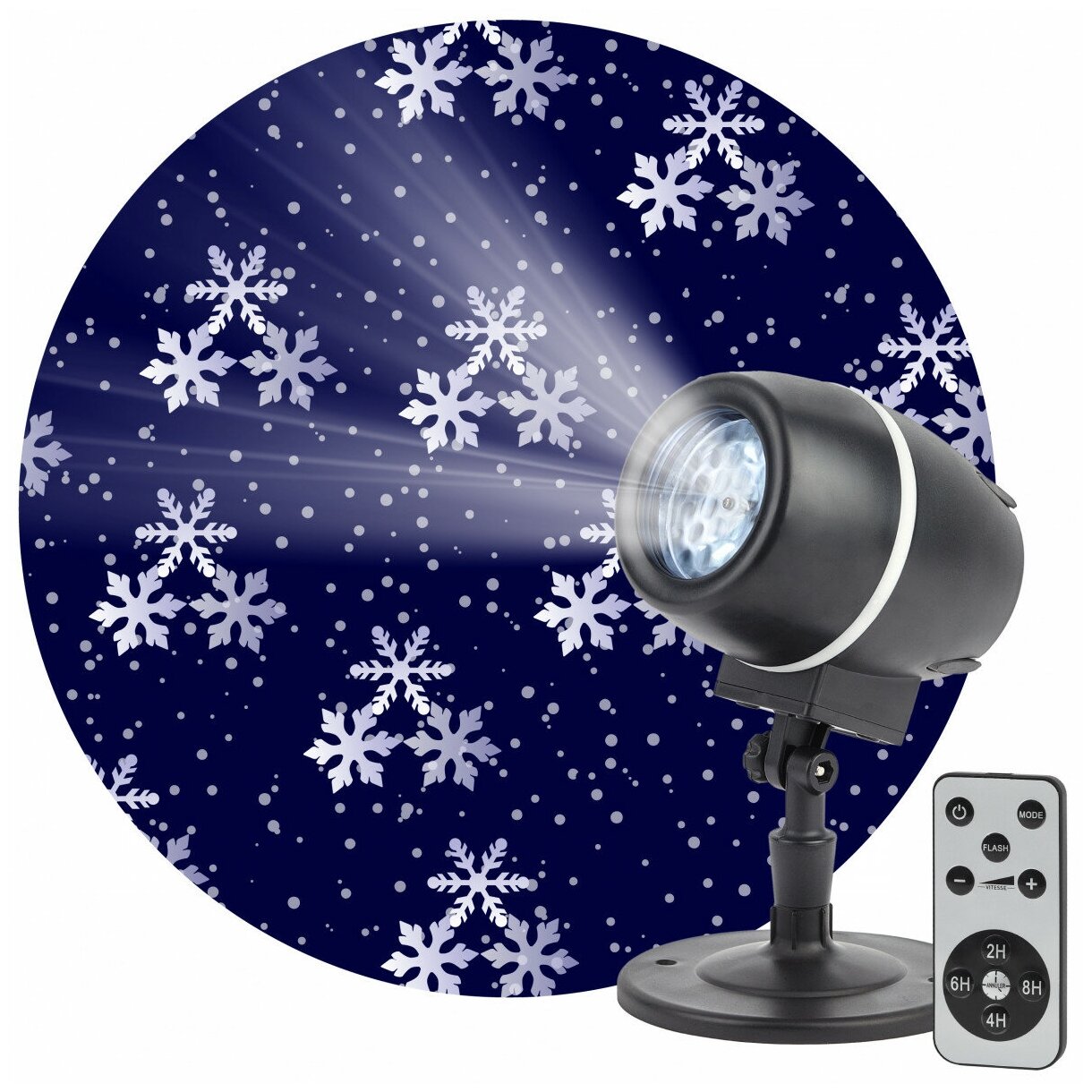 ЭРА ENIOP-08 ЭРА Проектор LED Снежный вальс, IP44, 220В (12/180)