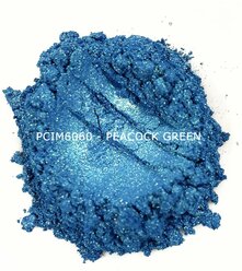 KT Пигмент перламутровый 10-60 мкм, фасовка по 100 г peacock green