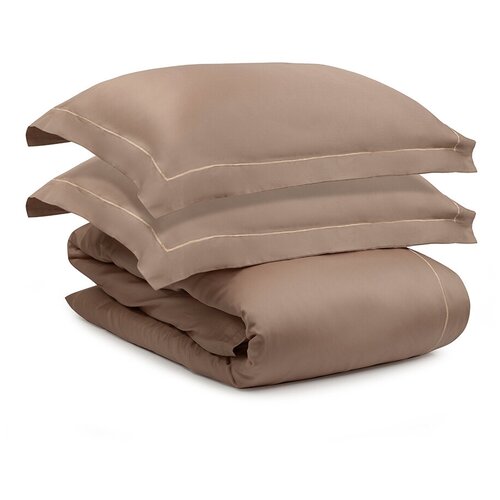 фото Комплект постельного белья tkano без простыни essential, бежевый, полутороспальный (tk20-bl0010)