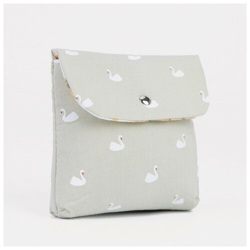 Lucky Косметичка на кнопке, цвет зелёный