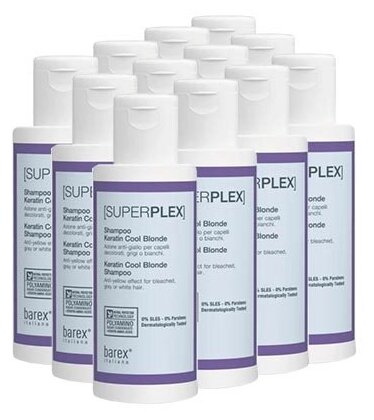 Barex, Набор Шампунь для придания холодного оттенка SuperPlex, 12*100 мл