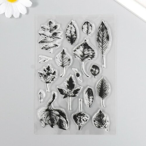 Штамп для творчества силикон Гербарий 16х11 см 398₽