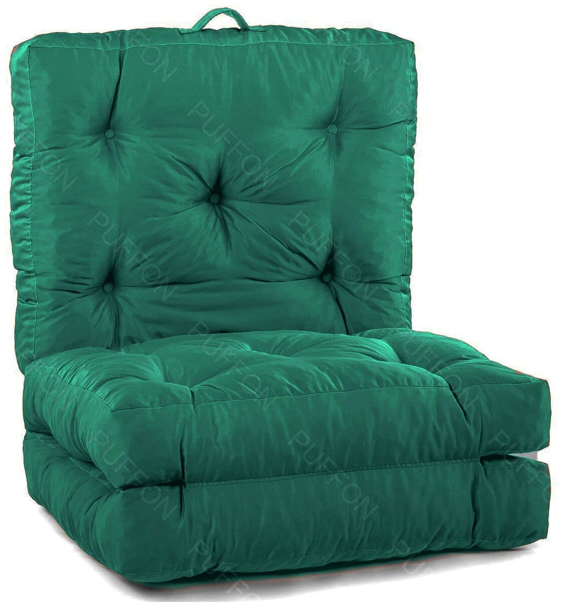 Кресло трансформер Сакура зеленый - фотография № 1