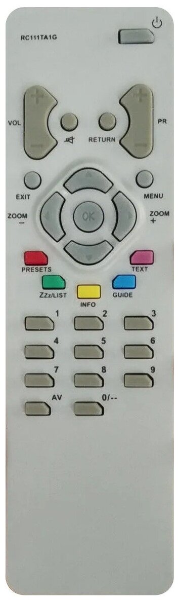 Пульт PDUSPB RC111TA1G (RC1994906) для Thomson