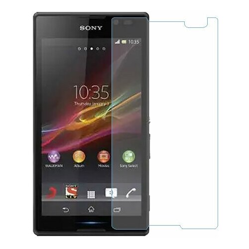sony xperia c защитный экран из нано стекла 9h одна штука Sony Xperia C защитный экран из нано стекла 9H одна штука