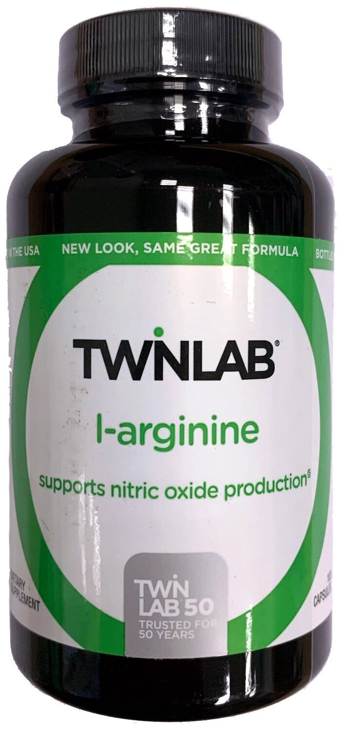 Аминокислоты Twinlab L-Arginine 100 caps