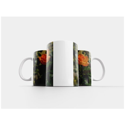 фото Кружка "розовый куст, желтый, размытый" 320 мл lotsprints