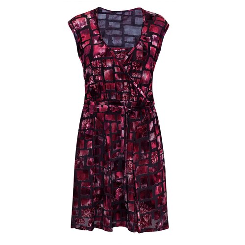 Трикотажное платье Mila Bezgerts 0129А, цвет Красный, размер 42-164