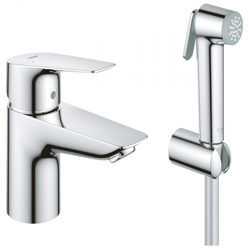 Grohe Смеситель для раковины с гигиеническим душем Grohe BauEdge 23757001