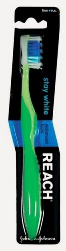 Изображение товара Зубная щетка Reach Stay White, жесткая