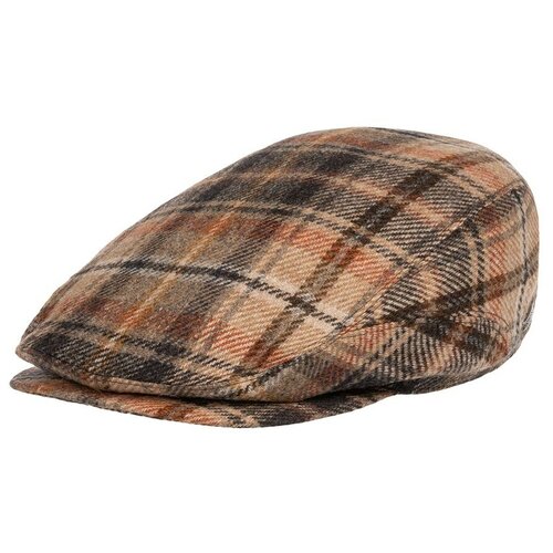 фото Кепка stetson арт. 6380318 driver cap wool check (коричневый / бежевый), размер 59