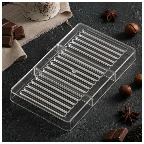 Форма для шоколада Соломка 18 ячеек 201225 см ячейка 8505 см 672₽