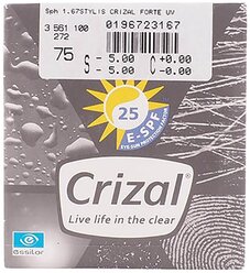 Линза Essilor Stylis 1.67 Crizal Forte UV