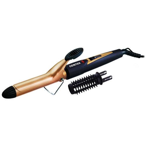 Электрощипцы для завивки волос CT-2088Плойкащипцы35Вт25 мм диаметрбронзовое керамическое покрытиенасадка щёткаподарокбронзовый 261700₽