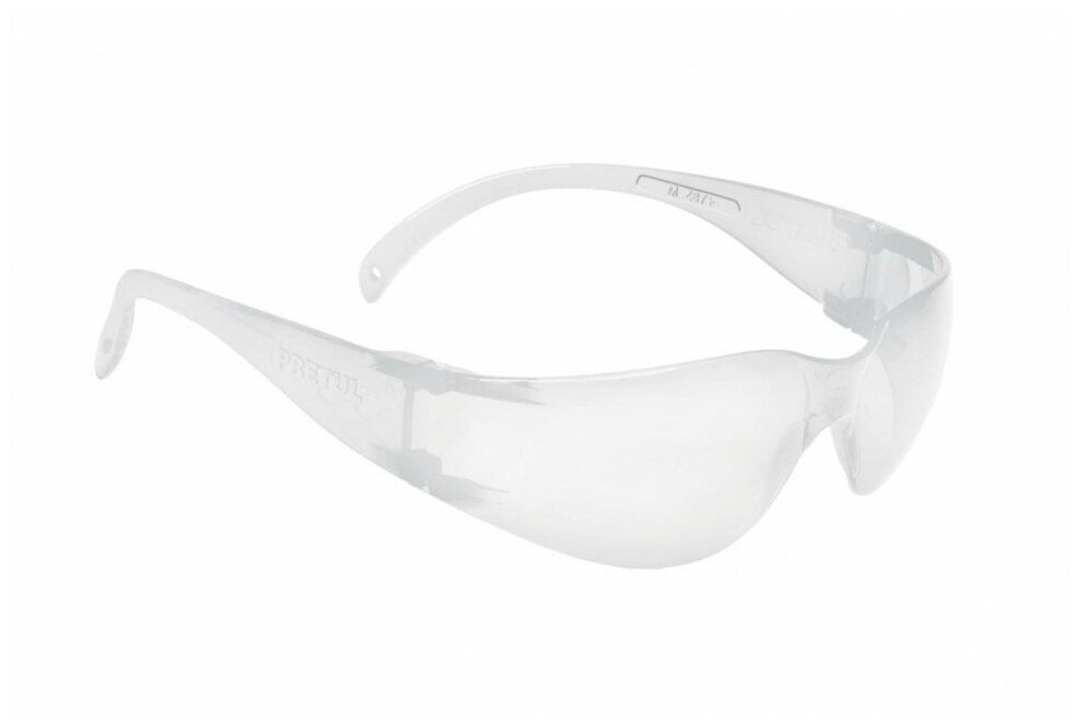 Очки защитные PRETUL 20401, поликарбонат, УФ-защита, защита от царапин, прозрачные