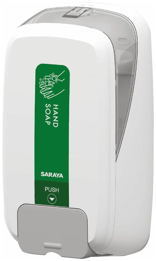 Дозатор механический для антисептика Saraya MD-1600 1.2 литра с заливным флаконом
