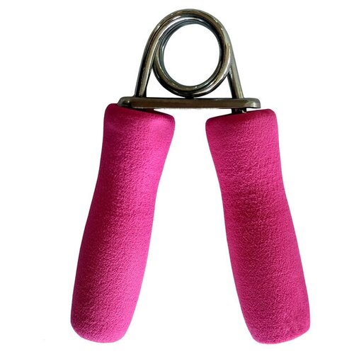 фото Эспандер кистевой (розовый) (хромированный металл, ручки неопреновые) fortius