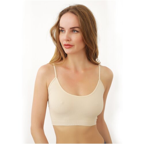 фото Топ intimidea reggiseno beverly hills, skin (бежевый), 3-m/l