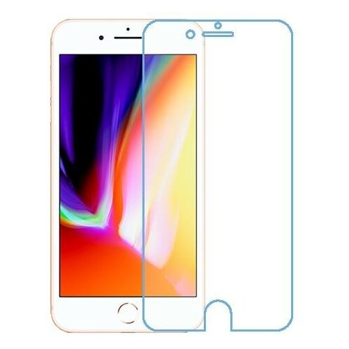 Apple iPhone 8 Plus защитный экран из нано стекла 9H одна штука amazon fire hd 8 plus 2020 защитный экран из нано стекла 9h одна штука