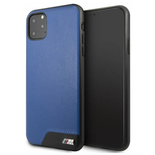 фото Bmw для iphone 11 pro max чехол m-collection smooth pu hard blue