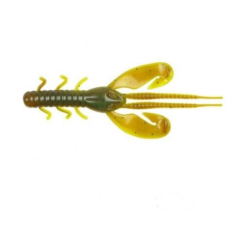 Приманка мягкая Berkley PowerBait Rocket Craw 10cm (8шт) Breen-Clear Chartreuse