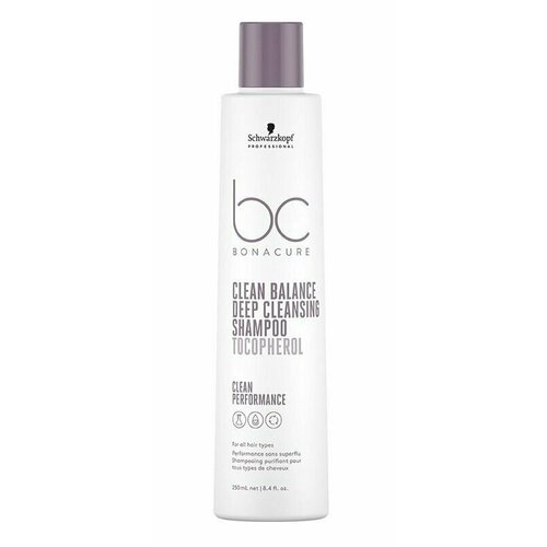 Schwarzkopf Professional Bonacure Clean Performance - Шампунь для глубокого очищения волос 250 мл