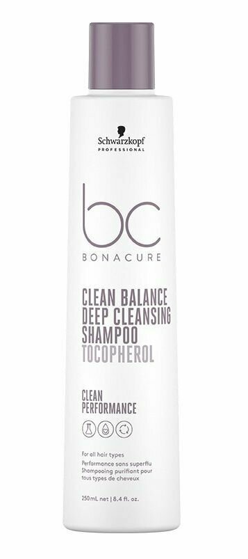 Schwarzkopf Professional Bonacure Clean Performance - Шампунь для глубокого очищения волос 250 мл