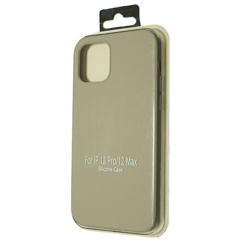 фото Чехол- накладка для iphone 12/12 pro silicone case nl закрытый серый (23)