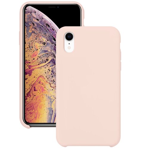 фото Силиконовый чехол для apple iphone xr (10 r) / защитный чехол для мобильного телефона эпл айфон икс эр (10 эр) с покрытием софт тач / защитный силикон кейс для смартфона / премиум покрытие soft touch (светло- розовый) life style
