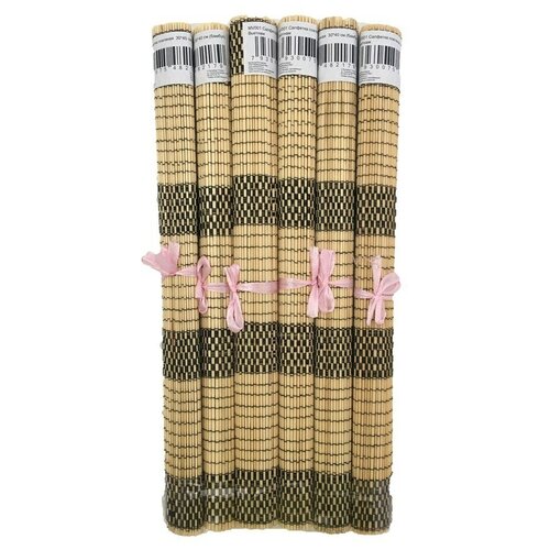 6 шт. Салфетка кухонная 40x30 см цвет бежево-коричневый