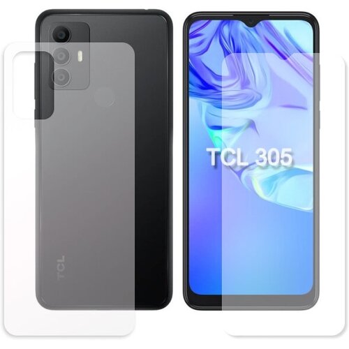 Гидрогелевая пленка LuxCase для TCL 305 0.14mm Matte Front and Back 90596 защитная гидрогелевая пленка luxcase для tcl 30e на экран и заднюю поверхность глянцевая